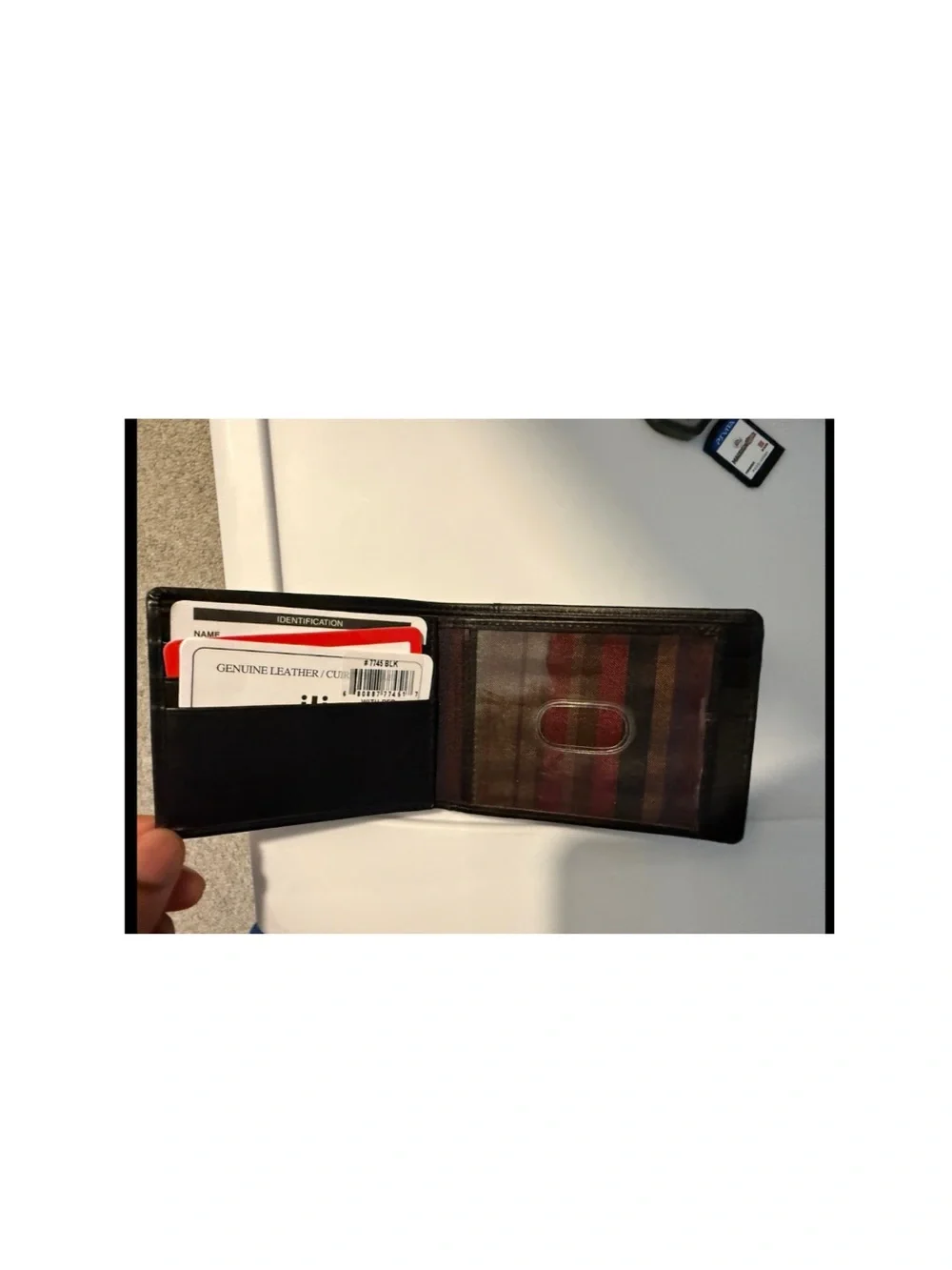 Classic Men’s Black Bi-Fold Wallet